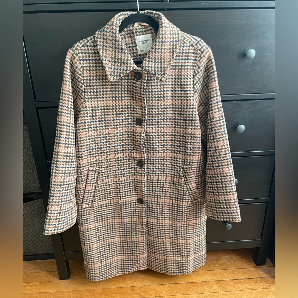 Abercrombie & Fitch Women's Plaid Mod Coat
